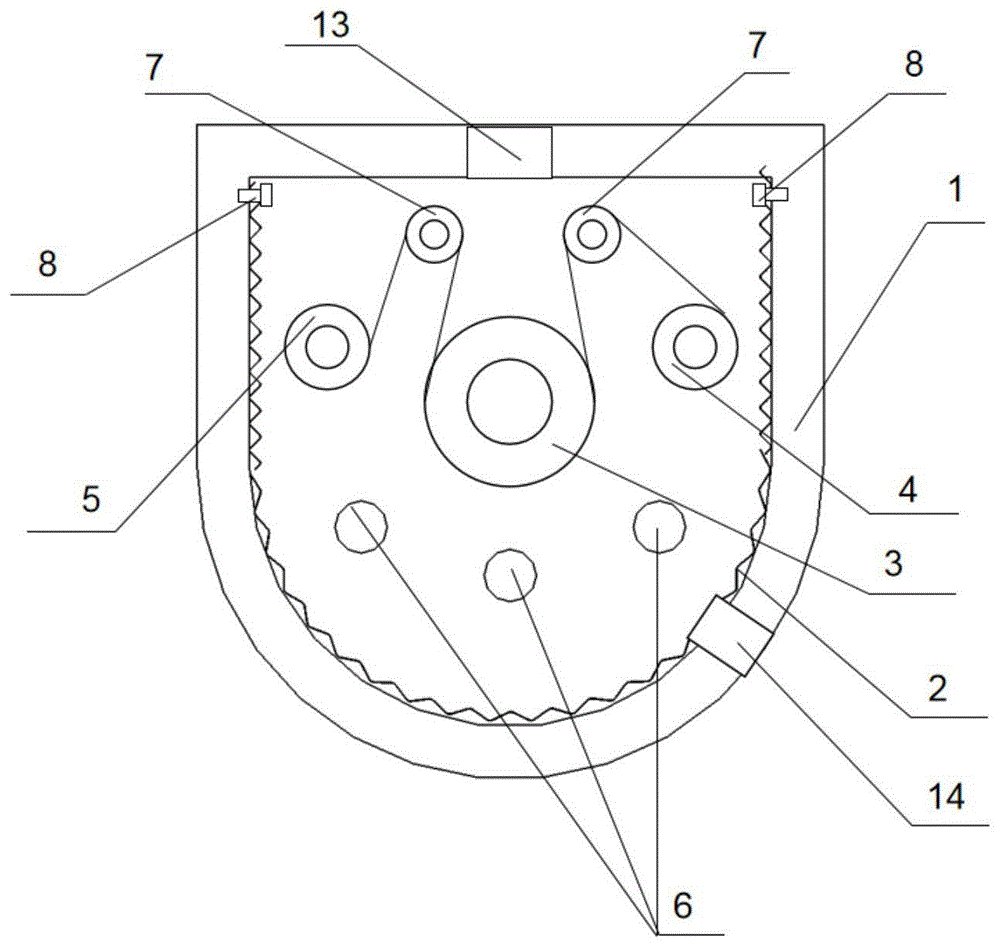真空鍍膜機的真空室的結(jié)構(gòu)示意圖